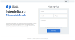 Desktop Screenshot of interdelta.ru